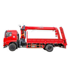 Popular HIGH-PERFORMANCE truck mounted crane with cargo body with CE certification